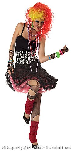 80s Party Girl Costume - Click Image to Close