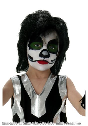 Kids KISS Catman Wig - Click Image to Close