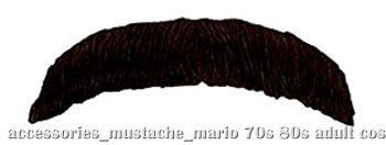 Black Mario Mustache - Click Image to Close