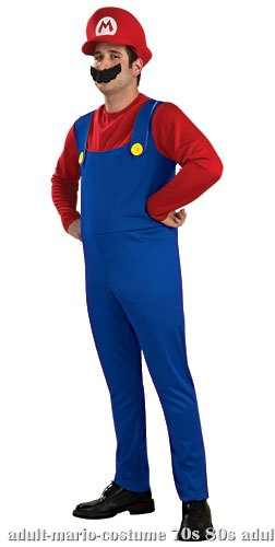 Adult Mario Costume - Click Image to Close