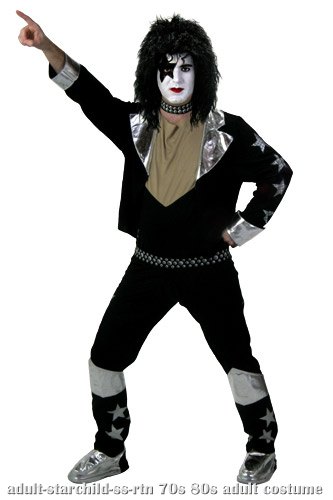 Adult Screenprint KISS Starchild Costume