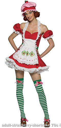 Adult Strawberry Shortcake Costume - Click Image to Close