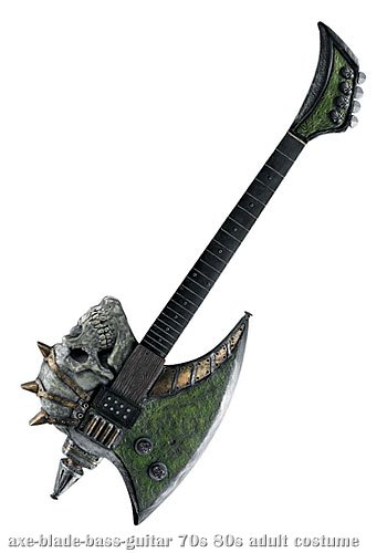 Axe Blade Bass Guitar - Click Image to Close