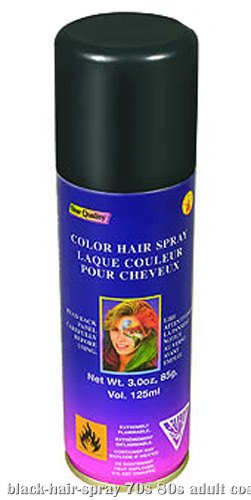 Black Hair Spray