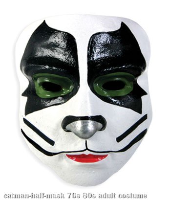 KISS Catman Half Mask - Click Image to Close