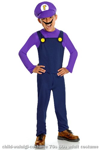 Child Waluigi Costume