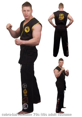 Adult Cobra Kai Costume - Click Image to Close