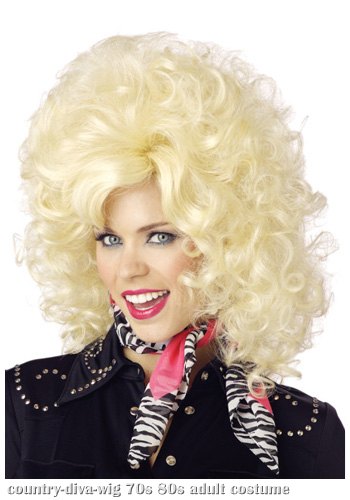 Country Western Diva Wig - Click Image to Close