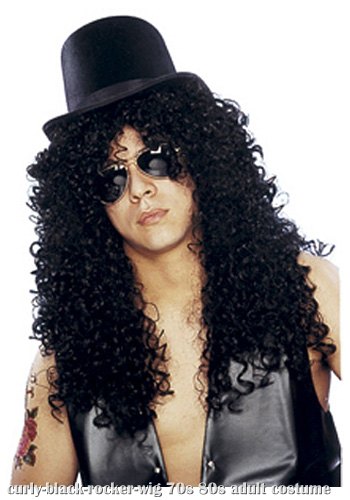 Curly Rocker Wig - Click Image to Close