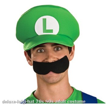 Deluxe Luigi Hat - Click Image to Close
