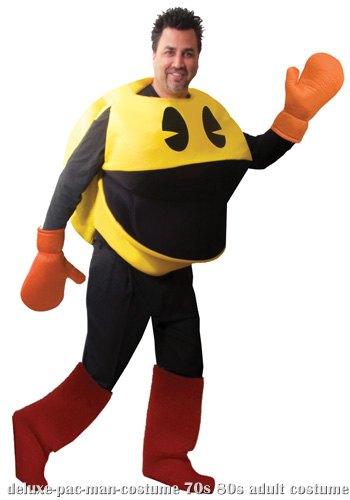 Deluxe Adult Pac Man Costume - Click Image to Close