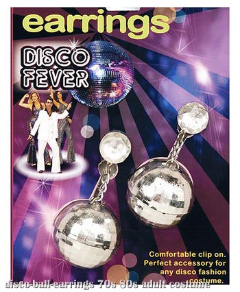 Disco Ball Earrings - Click Image to Close