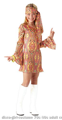 Child Disco Girl Costume - Click Image to Close