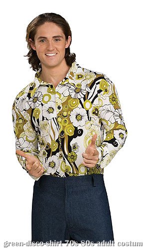 Green Disco Shirt - Click Image to Close