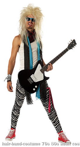 80s Rockstar Costume - Click Image to Close