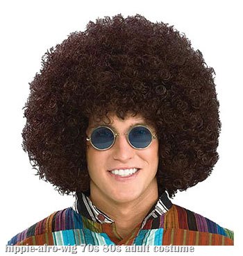 Hippie Afro Wig - Click Image to Close