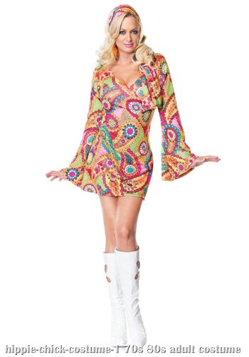 Sexy Hippie Chick Costume - Click Image to Close