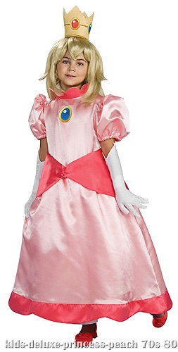 Kids Deluxe Princess Peach Costume