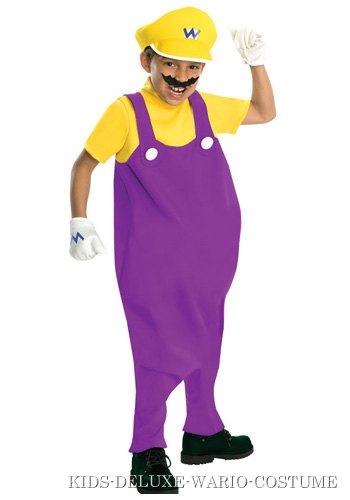 Deluxe Child Wario Costume - Click Image to Close