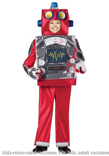 Kids Retro Robot Costume