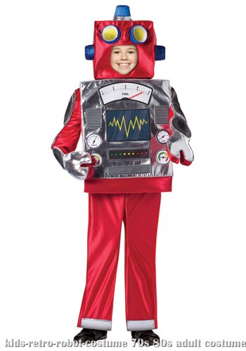 Kids Retro Robot Costume - Click Image to Close