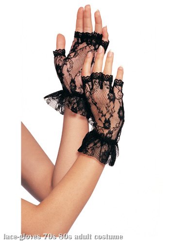Lace Gloves - Click Image to Close
