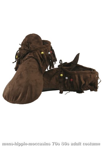 Mens Hippie Moccasins - Click Image to Close