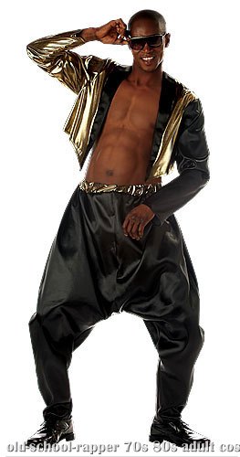 Old School Rapper Costume - Click Image to Close