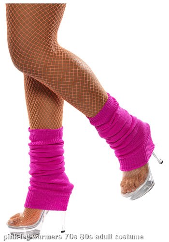 Hot Pink Leg Warmers - Click Image to Close