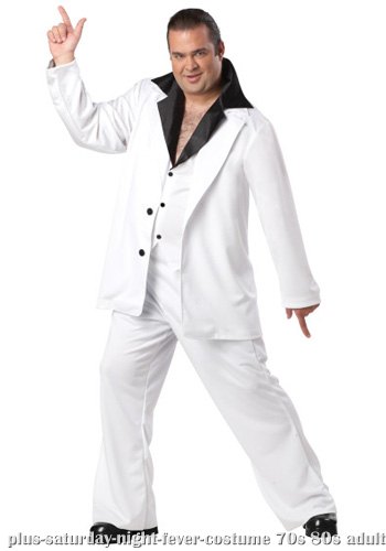 Plus Saturday Night Fever Costume - Click Image to Close