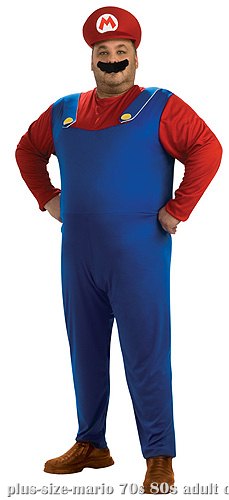 Plus Size Mario Costume