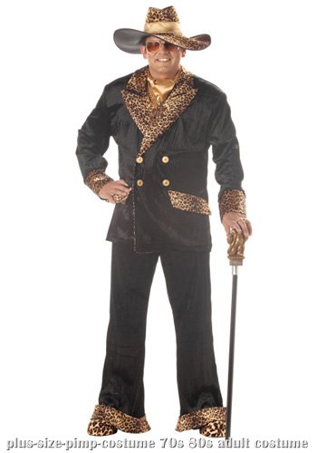 Plus Size Pimp Costume - Click Image to Close