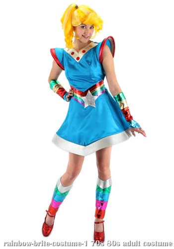 Adult Rainbow Brite Costume - Click Image to Close