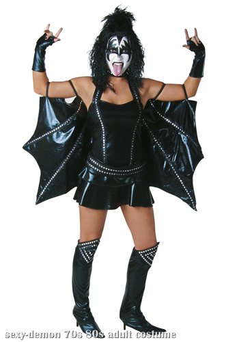 Sexy KISS Demon Costume - Click Image to Close