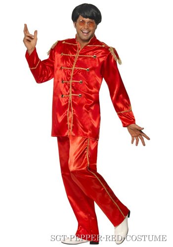 Red Sgt Pepper Beatles Costume - Click Image to Close