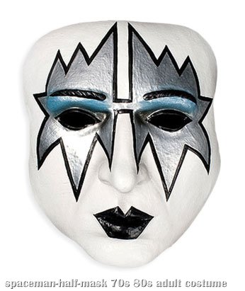 KISS Spaceman Half Mask