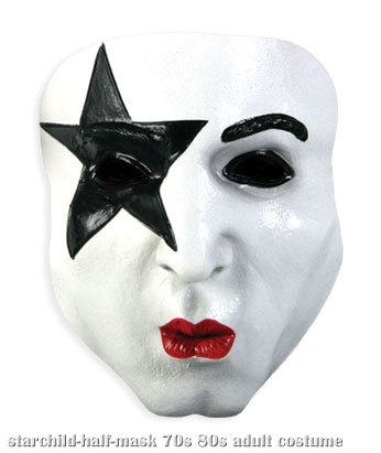 KISS Starchild Half Mask - Click Image to Close