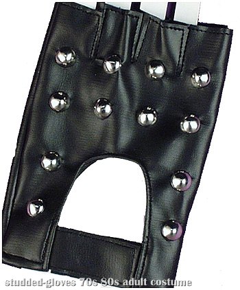 Studded Biker Gloves