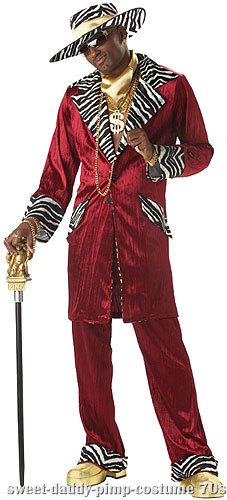 Sweet Daddy Pimp Costume - Click Image to Close