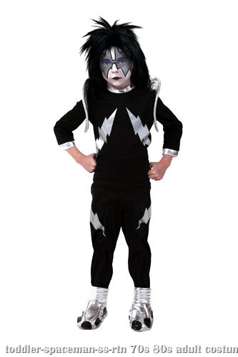 Toddler Screenprint KISS Spaceman Costume - Click Image to Close