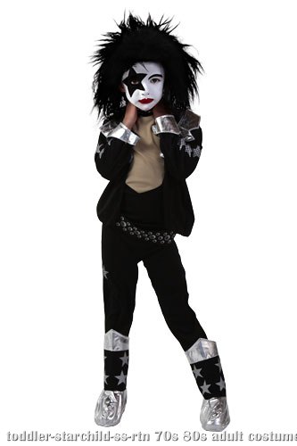 Toddler Screenprint KISS Starchild Costume - Click Image to Close