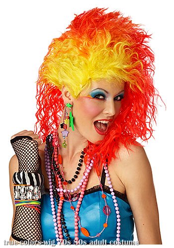 True Colors 80s Wig - Click Image to Close