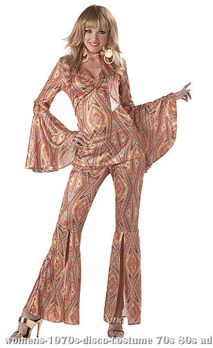 Women's 1970s Disco Costume - Click Image to Close