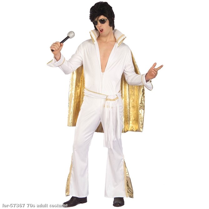 Rock N Roll Elvis Adult Costume - Click Image to Close