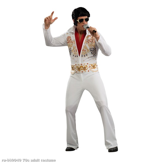 Elvis Presley Jumpsuit Adult Costume - Click Image to Close