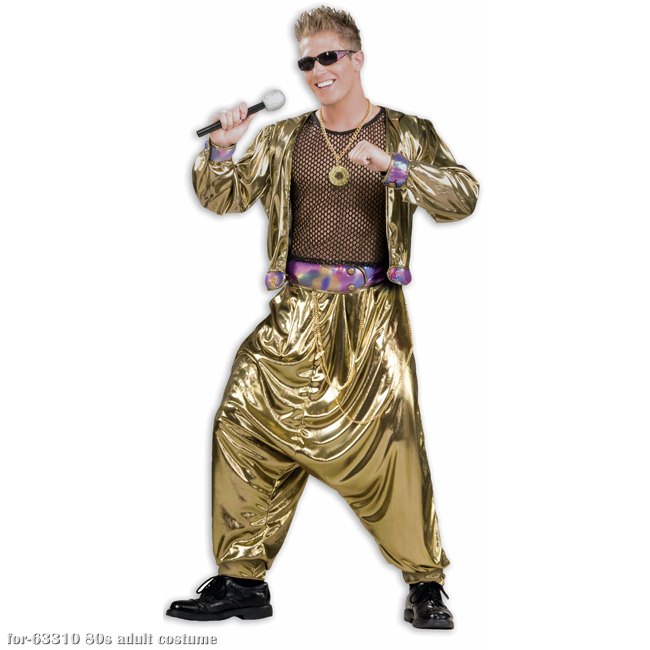 80s MC Hammer Adult Costume - Click Image to Close