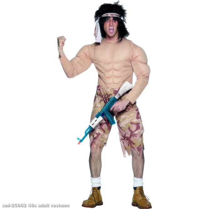 Adult Rambo Costume - Click Image to Close