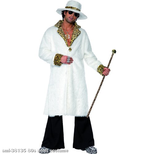 Faux Fur Pimp Suit Adult Costume - Click Image to Close