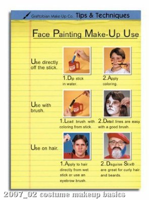 Face Painting Makeup Disguise Stix Circus Costume - Click Image to Close