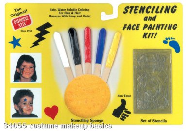 Stenciling and Face Painting Kit - Click Image to Close